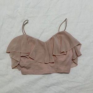Urban Outfitters pink Crop Top SMALL